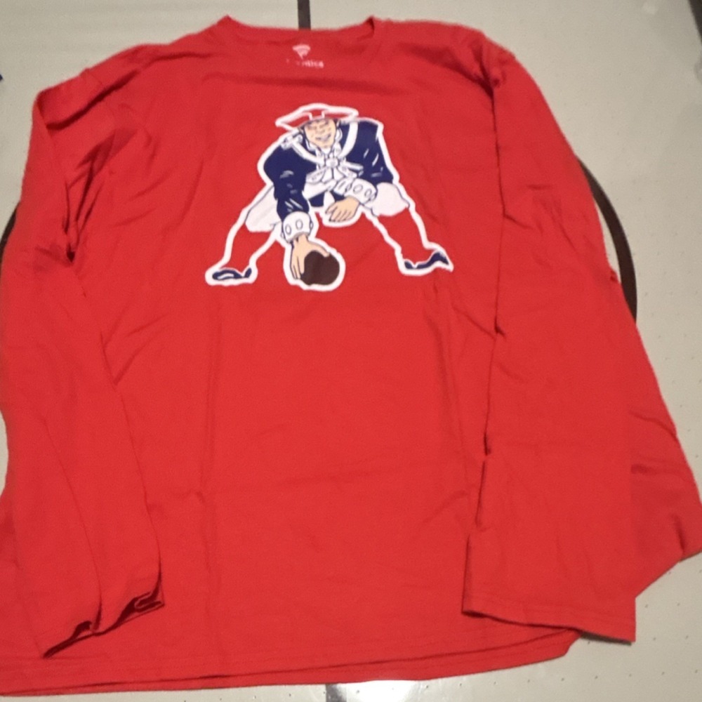 Fanatics New England Patriots Shirt Size XL Red NFL Football Drake Maye 10